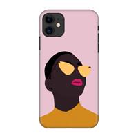 CaseCompany Yellow glasses: Volledig geprint iPhone 11 Hoesje