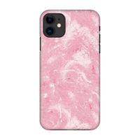 CaseCompany Abstract Painting Pink: Volledig geprint iPhone 11 Hoesje