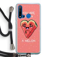 CaseCompany One In A Melon: Huawei P20 Lite (2019) Transparant Hoesje met koord