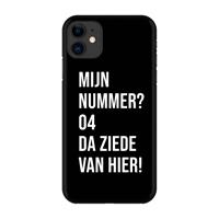 CaseCompany Da ziede van hier - Zwart: Volledig geprint iPhone 11 Hoesje