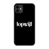 CaseCompany Topwijf Zwart: Volledig geprint iPhone 11 Hoesje