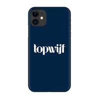 CaseCompany Topwijf Navy: Volledig geprint iPhone 11 Hoesje