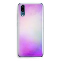 CaseCompany Clouds pastel: Huawei P20 Transparant Hoesje