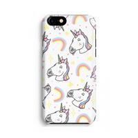 CaseCompany Rainbow Unicorn: Volledig Geprint iPhone 7 Hoesje