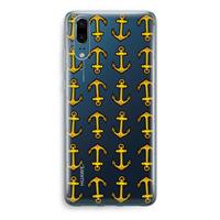 CaseCompany Musketon Anchor: Huawei P20 Transparant Hoesje