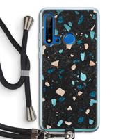 CaseCompany Terrazzo N°11: Huawei P20 Lite (2019) Transparant Hoesje met koord