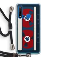 CaseCompany Here's your tape: Huawei P20 Lite (2019) Transparant Hoesje met koord