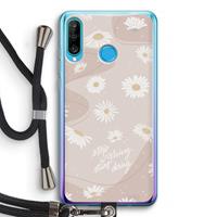 CaseCompany Daydreaming becomes reality: Huawei P30 Lite Transparant Hoesje met koord