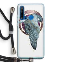 CaseCompany Golden Falcon: Huawei P20 Lite (2019) Transparant Hoesje met koord