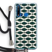 CaseCompany Moroccan tiles: Huawei P20 Lite (2019) Transparant Hoesje met koord