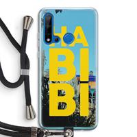 CaseCompany Habibi Majorelle : Huawei P20 Lite (2019) Transparant Hoesje met koord