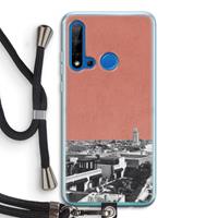 CaseCompany Marrakech Skyline : Huawei P20 Lite (2019) Transparant Hoesje met koord