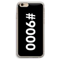 CaseCompany 9000: iPhone 6 Plus / 6S Plus Transparant Hoesje