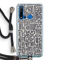 CaseCompany Moroccan Print: Huawei P20 Lite (2019) Transparant Hoesje met koord