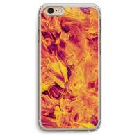 CaseCompany Eternal Fire: iPhone 6 Plus / 6S Plus Transparant Hoesje