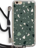 CaseCompany Terrazzo N°19: iPhone 6 PLUS / 6S PLUS Transparant Hoesje met koord
