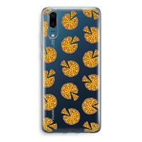 CaseCompany You Had Me At Pizza: Huawei P20 Transparant Hoesje