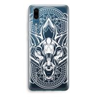 CaseCompany Oh Deer: Huawei P20 Transparant Hoesje