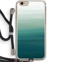 CaseCompany Ocean: iPhone 6 PLUS / 6S PLUS Transparant Hoesje met koord