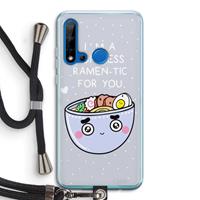 CaseCompany I'm A Hopeless Ramen-Tic For You: Huawei P20 Lite (2019) Transparant Hoesje met koord