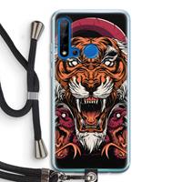 CaseCompany Tiger and Rattlesnakes: Huawei P20 Lite (2019) Transparant Hoesje met koord