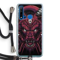 CaseCompany Hell Hound and Serpents: Huawei P20 Lite (2019) Transparant Hoesje met koord