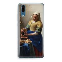 CaseCompany The Milkmaid: Huawei P20 Transparant Hoesje