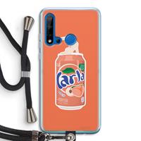 CaseCompany S(peach)less: Huawei P20 Lite (2019) Transparant Hoesje met koord