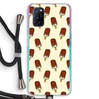 CaseCompany Yummy: Oppo A92 Transparant Hoesje met koord