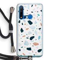 CaseCompany Terrazzo N°13: Huawei P20 Lite (2019) Transparant Hoesje met koord