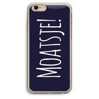 CaseCompany Moatsje!: iPhone 6 Plus / 6S Plus Transparant Hoesje