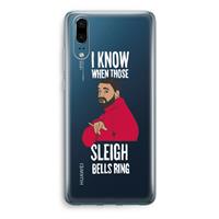 CaseCompany Sleigh Bells Ring: Huawei P20 Transparant Hoesje