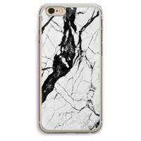 CaseCompany Witte marmer 2: iPhone 6 Plus / 6S Plus Transparant Hoesje