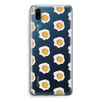 CaseCompany Bacon to my eggs #1: Huawei P20 Transparant Hoesje