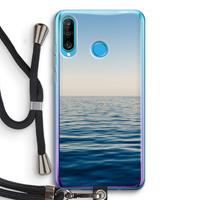 CaseCompany Water horizon: Huawei P30 Lite Transparant Hoesje met koord