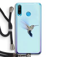 CaseCompany Kolibri: Huawei P30 Lite Transparant Hoesje met koord