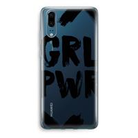 CaseCompany Girl Power #2: Huawei P20 Transparant Hoesje