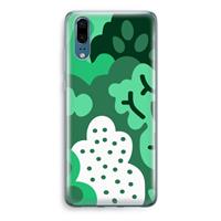CaseCompany Bushes: Huawei P20 Transparant Hoesje
