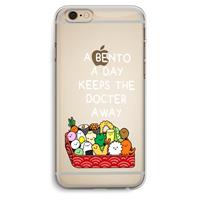 CaseCompany Bento a day: iPhone 6 Plus / 6S Plus Transparant Hoesje