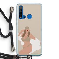 CaseCompany One of a kind: Huawei P20 Lite (2019) Transparant Hoesje met koord