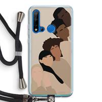 CaseCompany Sweet creatures: Huawei P20 Lite (2019) Transparant Hoesje met koord