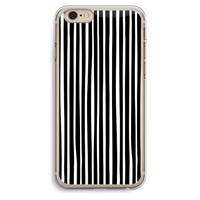 CaseCompany Stripes: iPhone 6 Plus / 6S Plus Transparant Hoesje