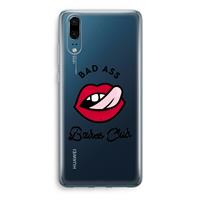 CaseCompany Badass Babes Club: Huawei P20 Transparant Hoesje