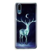 CaseCompany Nightbringer: Huawei P20 Transparant Hoesje