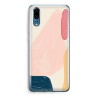 CaseCompany Saturday Flow: Huawei P20 Transparant Hoesje