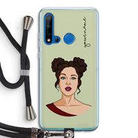 CaseCompany Pop-Art Creator: Huawei P20 Lite (2019) Transparant Hoesje met koord