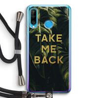CaseCompany Take me back: Huawei P30 Lite Transparant Hoesje met koord
