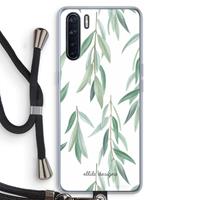 CaseCompany Branch up your life: Oppo A91 Transparant Hoesje met koord