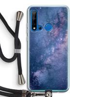 CaseCompany Nebula: Huawei P20 Lite (2019) Transparant Hoesje met koord