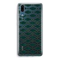CaseCompany Moroccan tiles: Huawei P20 Transparant Hoesje